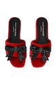 Kurt Geiger London klapki Kensington Bow Flat Sdl 655750789 czerwony AW25