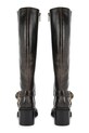 Obuwie Kurt Geiger London kozaki skórzane Chelsea Mid Knee Biker 5028935189 brązowy