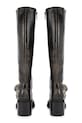 Boty Kožené kozačky Kurt Geiger London Chelsea Mid Knee Biker 5028935189 hnědá