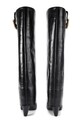 Obuwie Kurt Geiger London kozaki skórzane Fold Over Tall Boot 5022300419 czarny
