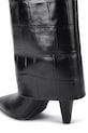 Kurt Geiger London kozaki skórzane Fold Over Tall Boot czarny 5022300419