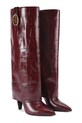Kožené čižmy Kurt Geiger London Fold Over Tall Boot 5022354419 hnedá AW25