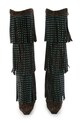 Obuwie Kurt Geiger London kozaki zamszowe Western Fringe Pull On 5030035289 brązowy