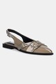 Μπαλαρίνες Steve Madden Grezly απομίμηση δέρματος λουστρίνι καφέ 11003901.478