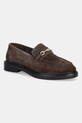 Steve Madden mokasyny zamszowe Huddles płaski brązowy 11002911.205