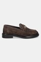 Steve Madden mokasyny zamszowe Huddles 11002911.205 brązowy AW25
