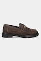 Велурени мокасини Steve Madden Huddles 11002911.205 кафяв AW25