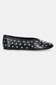 Δερμάτινες μπαλαρίνες Steve Madden Leni-S 11004872.0BC μαύρο AW25