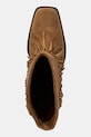 Steve Madden botki zamszowe Pia-F brązowy 11004805.839