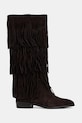 Steve Madden stivali in pelle scamosciata Spur 11003916.003 marrone AW25