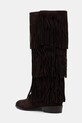 Încălțăminte Steve Madden cizme din piele întoarsă Spur 11003916.003 maro