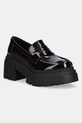 Steve Madden mokasyny Turnout imitacja skóry lakierowanej fioletowy 11004801.DC1