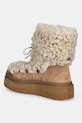 Obuv Snehule Tory Burch Mellow Shearling Lace Up Boot 170577.200 béžová
