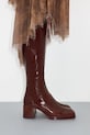 Кожени ботуши Miista Donna бордо MI.5352