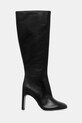 Δερμάτινες μπότες Patrizia Pepe 2Y0035.L048.K103 μαύρο AW25