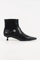 Karl Lagerfeld cizme de piele PASHA pana la 5 cm negru KL30168.000