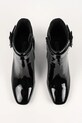 Karl Lagerfeld botki skórzane BEATA czarny KL31455A.100