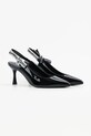 Karl Lagerfeld stilettos de piele SIENNA KL32708A.1BP negru AW25