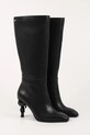 Karl Lagerfeld kozaki skórzane KARL NFT HEEL KL39175.000 czarny AW25