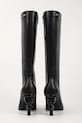 Obuwie Karl Lagerfeld kozaki skórzane KARL NFT HEEL KL39175.000 czarny