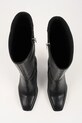 Karl Lagerfeld kozaki skórzane KARL NFT HEEL czarny KL39175.000