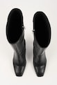 Karl Lagerfeld kozaki skórzane KARL NFT HEEL czarny KL39175.000