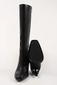 Karl Lagerfeld kozaki skórzane KARL NFT HEEL KL39175.000 czarny