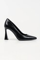 Karl Lagerfeld szpilki skórzane DEBUTANTE 5-8 cm czarny KL32011.100