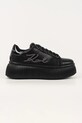 Karl Lagerfeld sneakersy skórzane KREEPER LO pozostałe czarny KL42372C.00X
