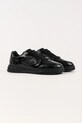 Karl Lagerfeld sneakersy skórzane KOURTNEY KL63025.00X czarny AW25