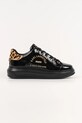 Karl Lagerfeld sneakersy skórzane KAPRI płaska czarny KL62539J.100