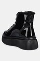 Obuwie Karl Lagerfeld botki skórzane KREEPER LO KL42334.1BP czarny