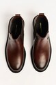 Karl Lagerfeld botki skórzane BINKY brązowy KL47545.044