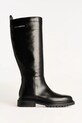 Karl Lagerfeld kozaki skórzane BINKY nieocieplane czarny KL47595.000