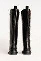 Obuwie Karl Lagerfeld kozaki skórzane BINKY KL47595.000 czarny
