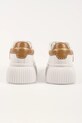 Încălțăminte Karl Lagerfeld sneakers din piele KREEPER LO KL42372C.014 alb