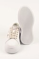 Karl Lagerfeld sneakers din piele KREEPER LO KL42372C.014 alb