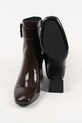 Karl Lagerfeld botki skórzane BEATA KL31455A.144 brązowy