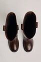 Karl Lagerfeld kozaki skórzane BROOKLYN brązowy KL41790W.044