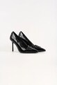 Karl Lagerfeld szpilki skórzane SARABANDE KL30927.00S czarny NC25