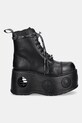 New Rock workery skórzane CRUST NEGRO, NEPTUNO / SPACE MUELLE TACON M.MILI083CCT.C18 czarny AW25