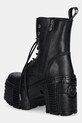 Obuwie New Rock botki skórzane CRUST NEGRO, TOWER MAX M.TM001.C2 czarny