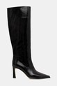 MICHAEL Michael Kors kozaki skórzane Darrah 40F5DRMB5A.001 czarny AW25