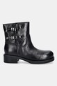 MICHAEL Michael Kors botki skórzane Darrington 40F5DTFE5L.001 czarny AW25