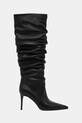 MICHAEL Michael Kors kozaki skórzane Dawn 40F5DWHB6L.001 czarny AW25