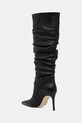 Obuwie MICHAEL Michael Kors kozaki skórzane Dawn 40F5DWHB6L.001 czarny