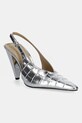 MICHAEL Michael Kors tacchi in pelle Electra pelle fiore argento 40F5ELHP1M.040
