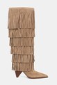 Замшеві чоботи MICHAEL Michael Kors Jayla 40F5JYHB8S.297 коричневий AW25