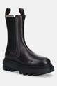 Δερμάτινες μπότες τσέλσι AllSaints ALEX BOOT 5-8 cm καφέ W062FB.BRN