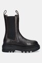 Δερμάτινες μπότες τσέλσι AllSaints ALEX BOOT W062FB.BRN καφέ AW25